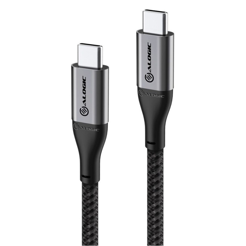 ALOGIC Super Ultra USB 2.0 USB-C-auf-USB-C-Kabel 30cm grau